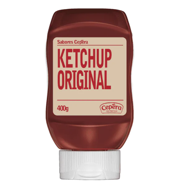Ketchup Tradicional Cepêra - 400gr - Imagem 1