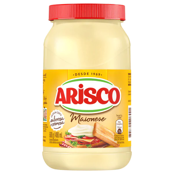Maionese Arisco Tradicional - 500gr - Imagem 1