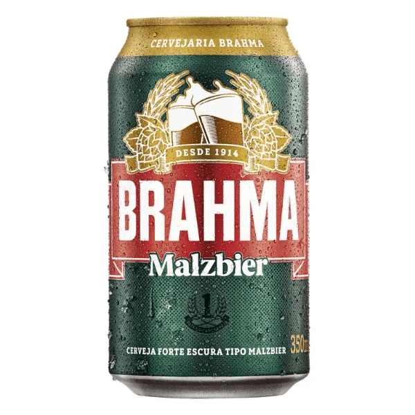 Malzbier Brahma Lt - 350Ml-2 Cerveja Malzbier Brahma - 350ml - Imagem 1