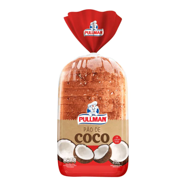Pão de Coco Pullman - 450gr - Imagem 1