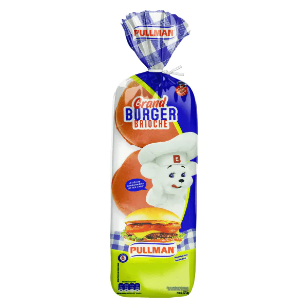 Pão de Hambúrguer Pullman Grand Burger Brioche - 520gr - Imagem 1