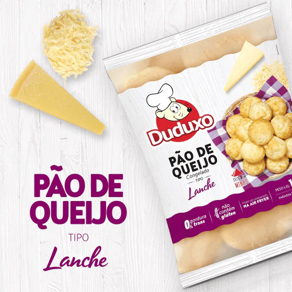 Pão de Queijo Congelado Duduxo Lanche - 1Kg - Imagem 2