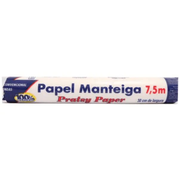 Papel Manteiga Pratsy - 30cm x 7,5m