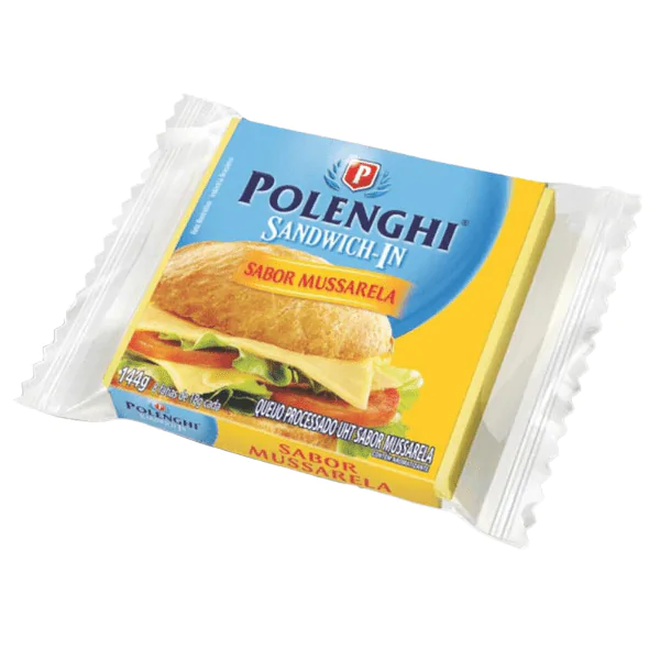 Queijo Mussarela Light Polenghi - 144gr - Imagem 1