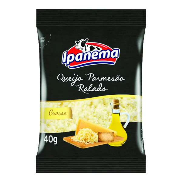 Queijo Ralado Grosso Parmesão Ipanema - 40gr