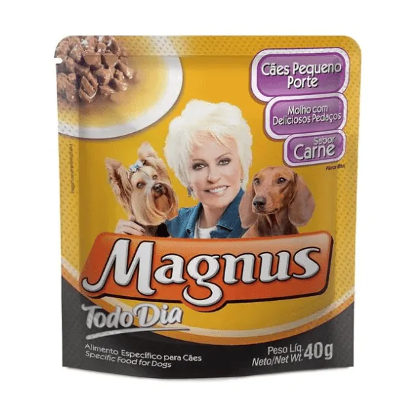 Ração Úmida Magnus Cães Adultos Todo Dia Porte Pequeno - 40gr - Imagem 1