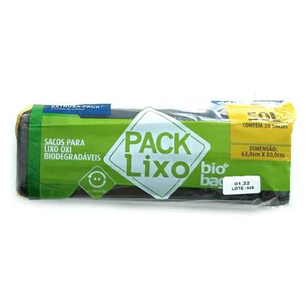 Saco de Lixo BioBags 50L - 30Und - Imagem 1