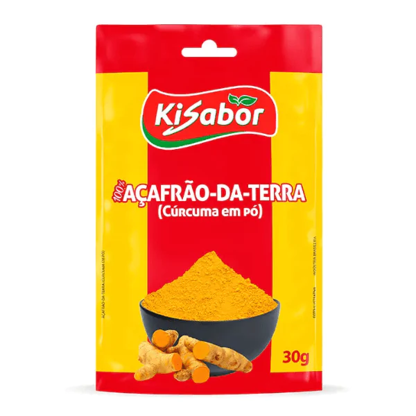 Açafrão-da-Terra Kisabor Embalagem - 30gr - Imagem 1