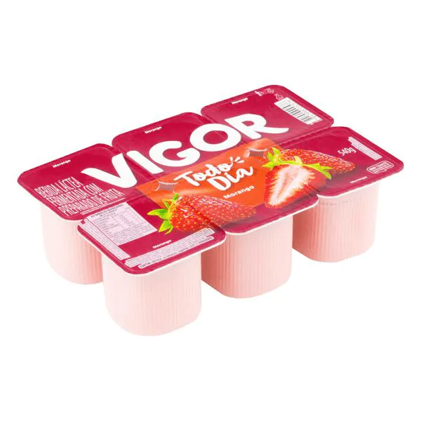 Bebida Láctea Vigor Morango - 510gr - Imagem 1