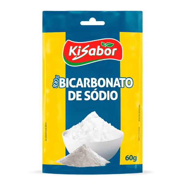 Bicarbonato de Sódio Kisabor Embalagem - 70gr - Imagem 1