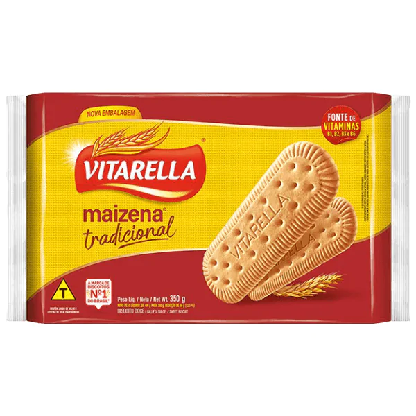Biscoito Maizena Vitarella - 350gr-1 Biscoito Maizena Vitarella - 350gr - Imagem 1