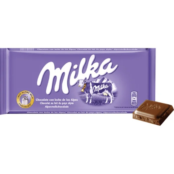 Barra de Chocolate Milka Leite - 100gr - Imagem 2