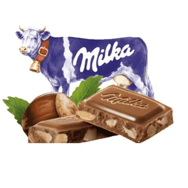 Barra de Chocolate Milka Leite Avelã - 100gr - Imagem 2