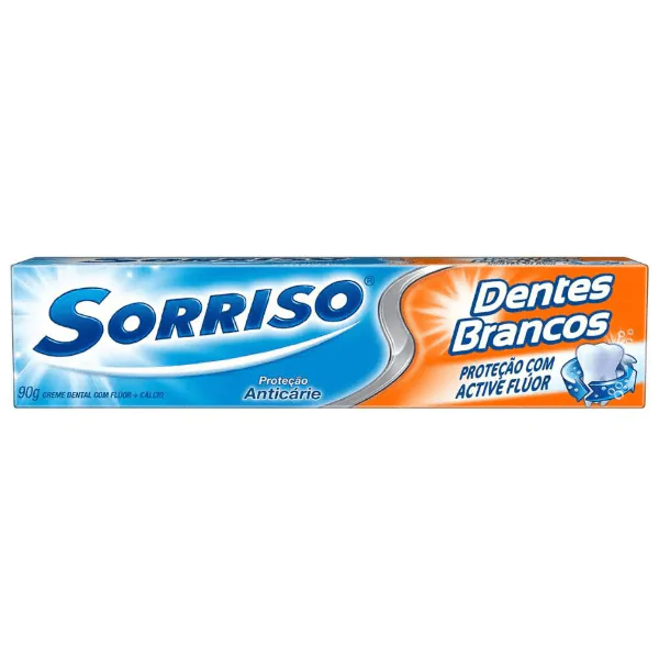 Creme Dental Sorriso Dentes Brancos - 90gr - Imagem 1