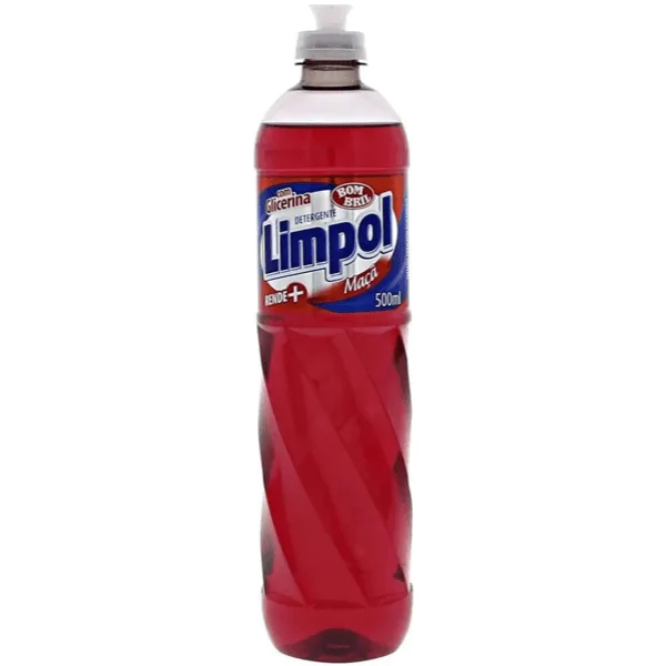 Detergente Limpol Maçã - 500ml - Imagem 1