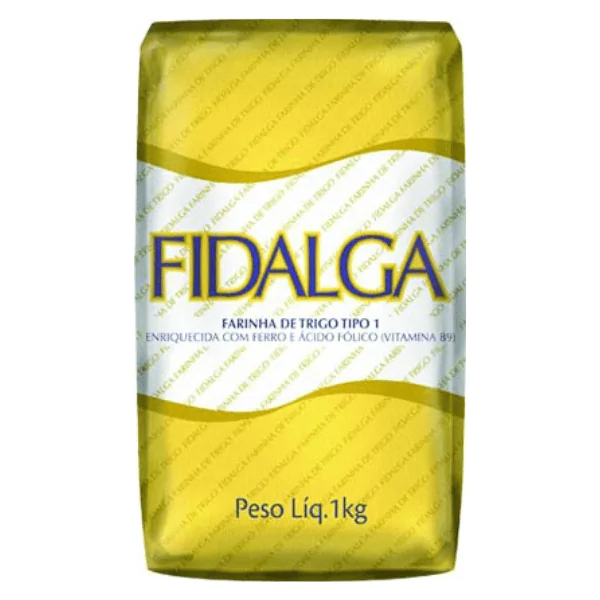 Farinha Trigo Tipo 1 Fidalga - 1Kg - Imagem 1
