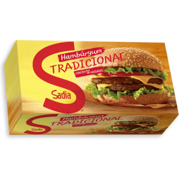 Hambúrguer Sadia Tradicional - 672gr - Imagem 1