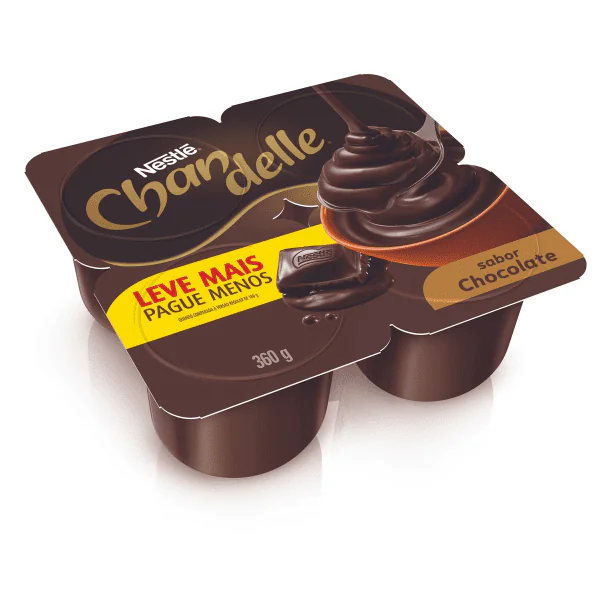 Iogurte Chandelle Chocolate - 360gr - Imagem 1