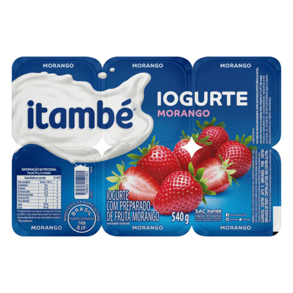 Iogurte Itambé Morango - 540gr - Imagem 3