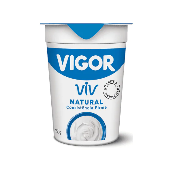 Iogurte Vigor Natural Tradicional - 150gr - Imagem 1