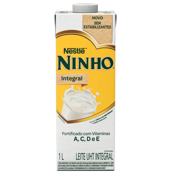 Leite UHT Integral Ninho Sem Estabilizantes - 1L - Imagem 1
