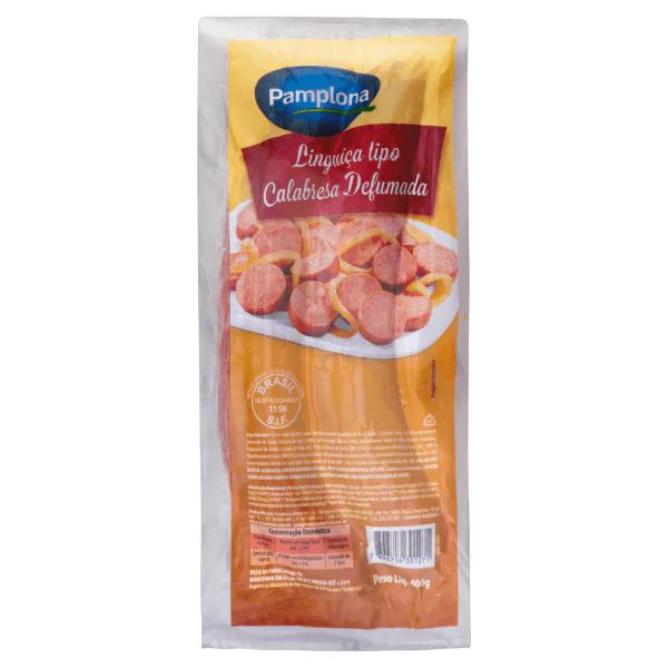 Linguiça Calabresa Pamplona - 400gr - Imagem 1