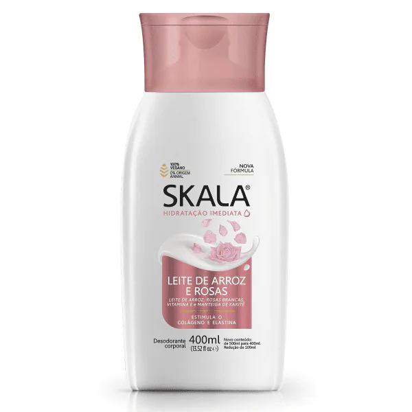 Loção Hidratante Skala Rosas e Amêndoas - 400ml
