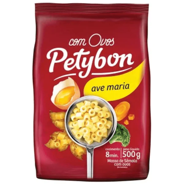 Macarrão Petybon Ave Maria Ovo - 500gr - Imagem 1