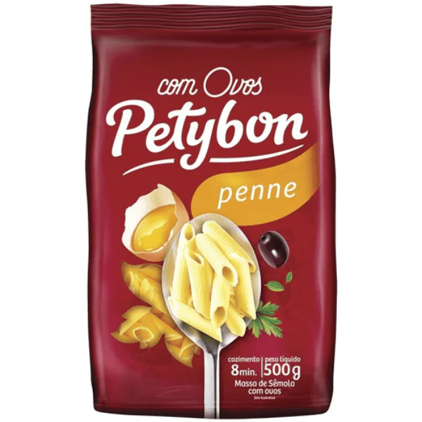 Macarrão Petybon Penne Ovo - 500gr - Imagem 1