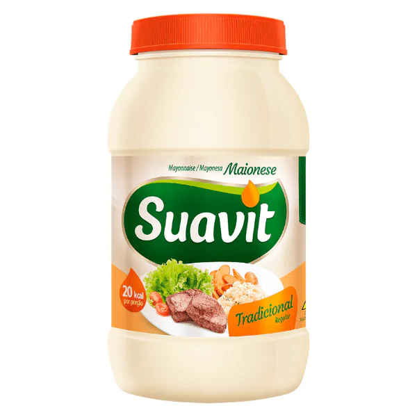Maionese Suavit Tradicional - 500gr - Imagem 1