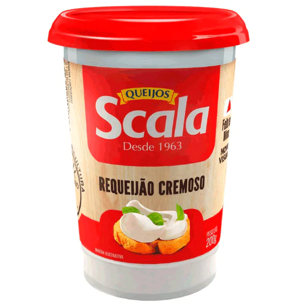 Requeijão Cremoso Scala - 200gr - Imagem 1