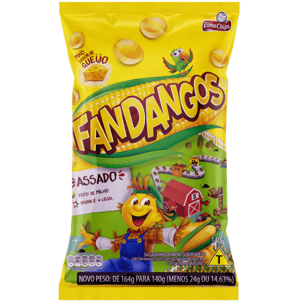 Salgadinho Fandangos Queijo - 140G - Imagem 1