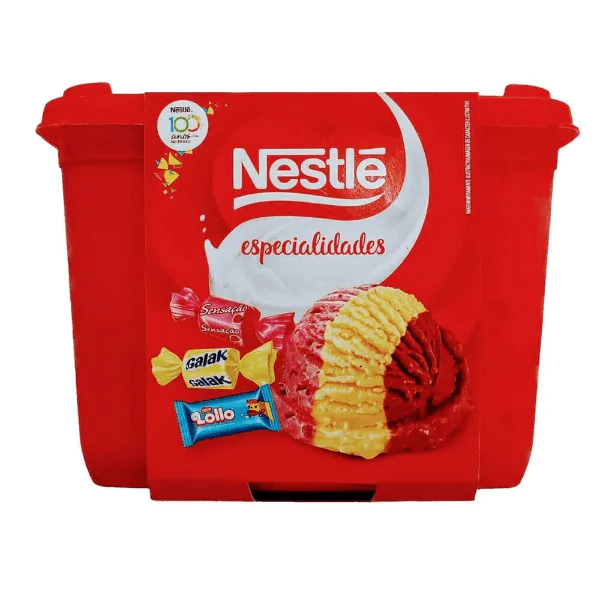 Sorvete Nestlé Napolitano Especialidades - 1,5L - Imagem 1