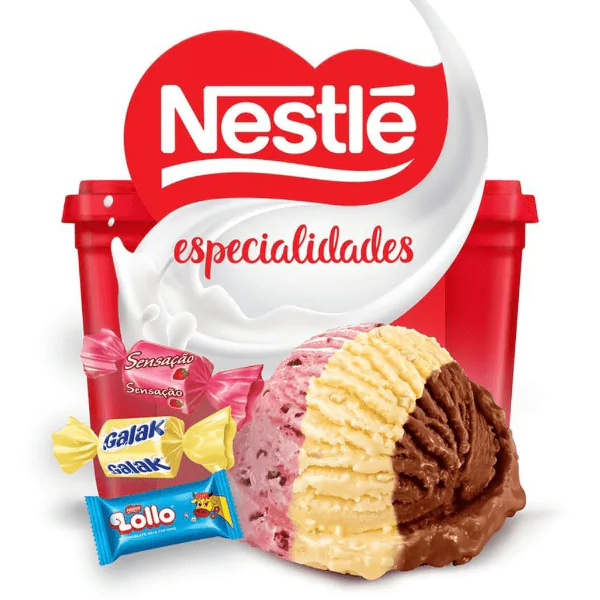Sorvete Nestlé Napolitano Especialidades - 1,5L - Imagem 2
