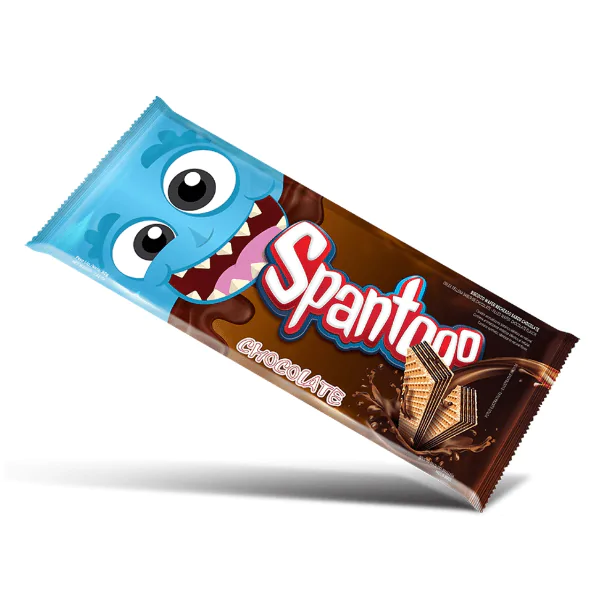 Wafer Spantoo Chocolate - 80gr - Imagem 2
