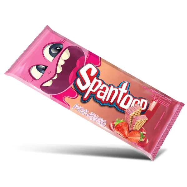 Wafer Spantoo Morango - 80gr - Imagem 2