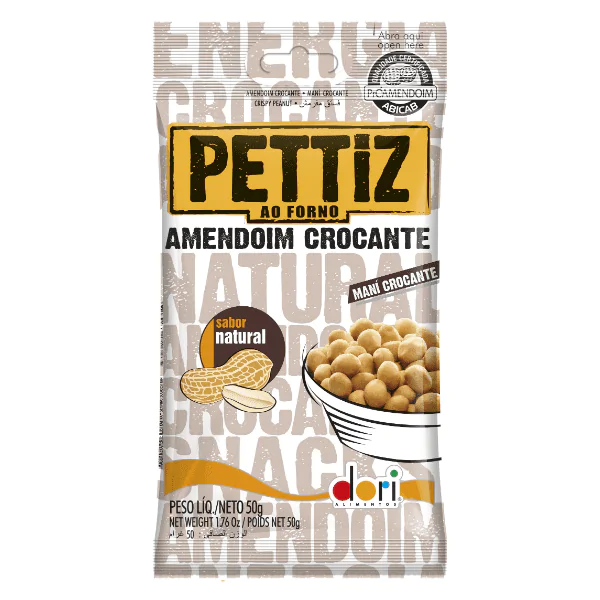 Amendoim Dori Pettiz Crocante - 50gr - Imagem 1