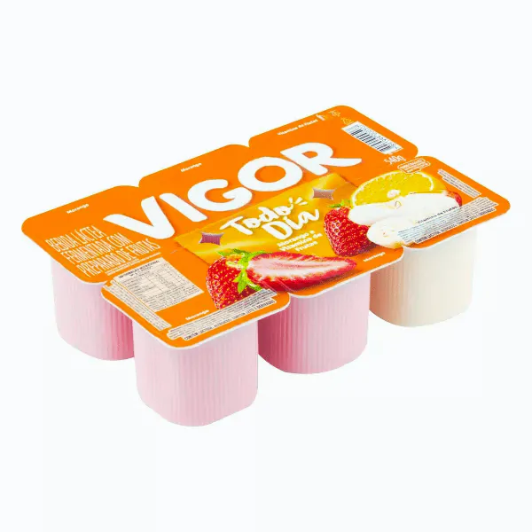 Bebida Láctea Vigor Morango/Frutas - 510gr - Imagem 1