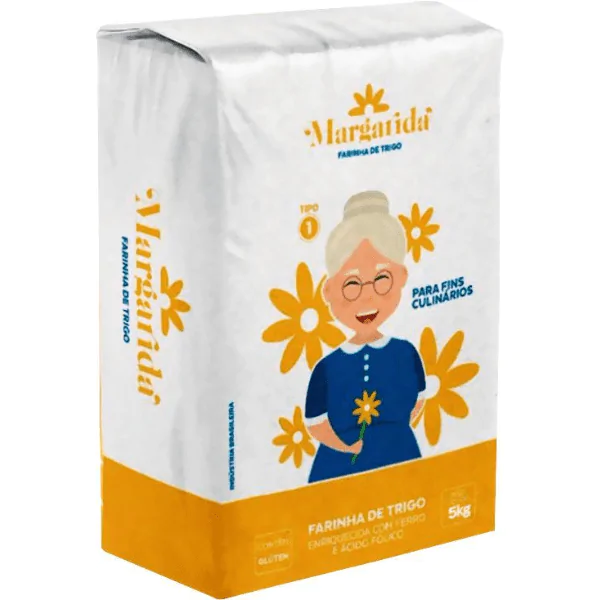 Farinha de Trigo Margarida - 1Kg - Imagem 1
