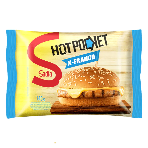 Hot Pocket Sadia X-Frango - 145gr-1 Hot Pocket Sadia X-Frango - 145gr - Imagem 1