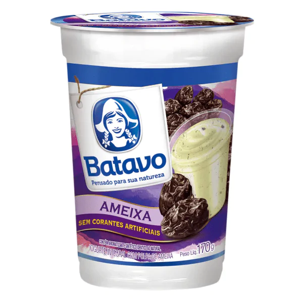 Iogurte Batavo Integral Ameixa - 170gr - Imagem 1