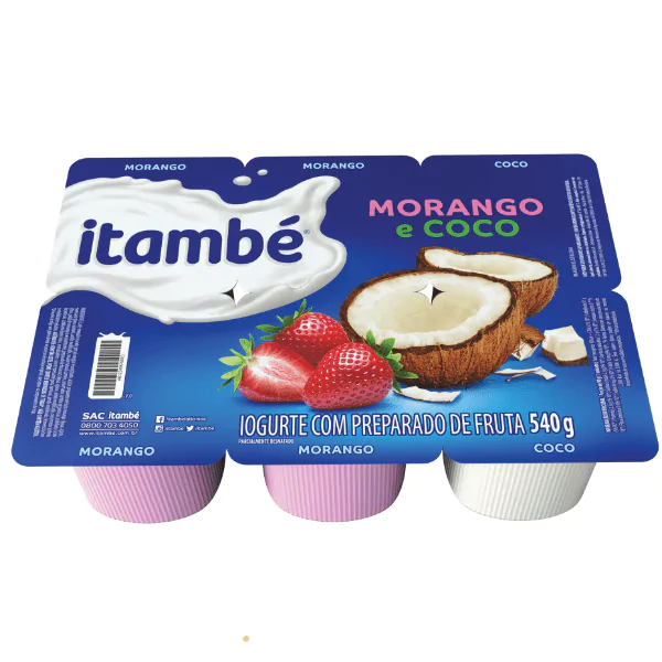 Iogurte Itambé Polpa Morango/Coco - 540gr - Imagem 2