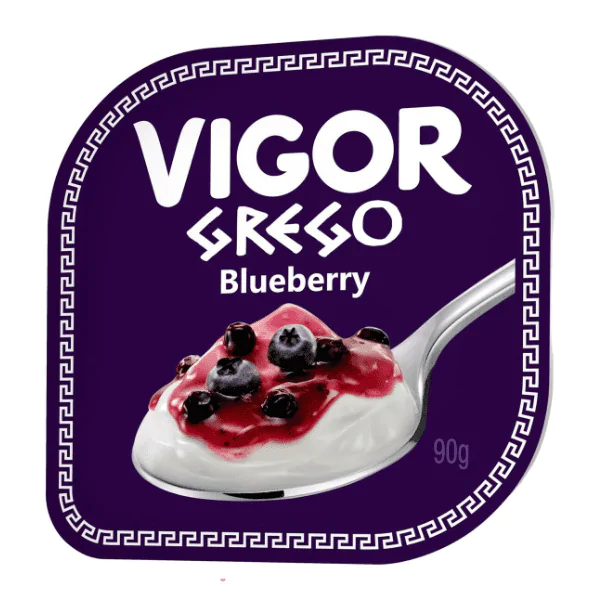 Iogurte Vigor Grego BlueBerry - 90gr - Imagem 1