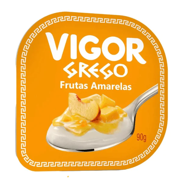 Iogurte Vigor Grego Frutas Amarelas - 90gr-2 Iogurte Vigor Grego Frutas Amarelas - 90gr - Imagem 1