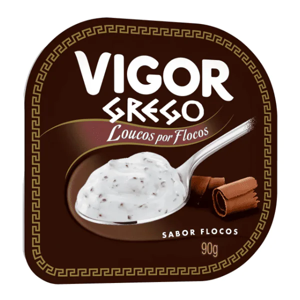 Iogurte Vigor Grego Loucos por Flocos - 90gr - Imagem 1