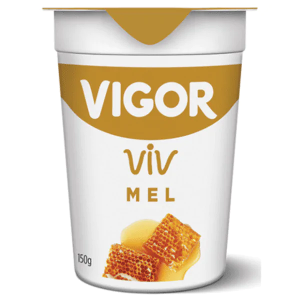 Iogurte Vigor Natural Com Mel - 150gr - Imagem 1