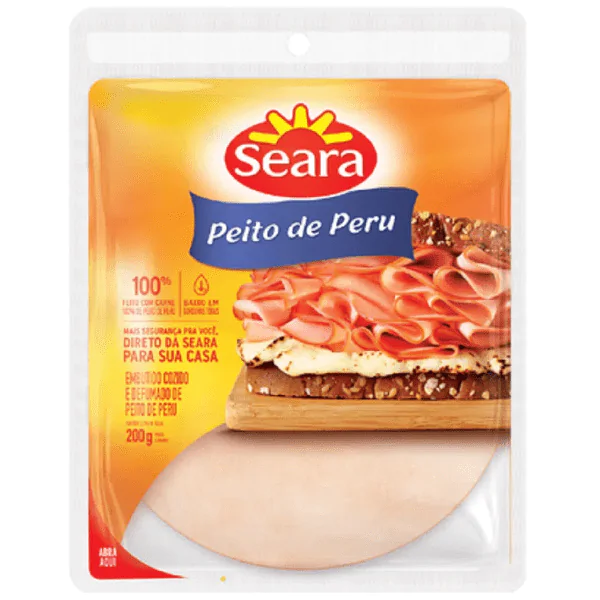 Peito de Peru Fatiado Seara - 150gr - Imagem 1