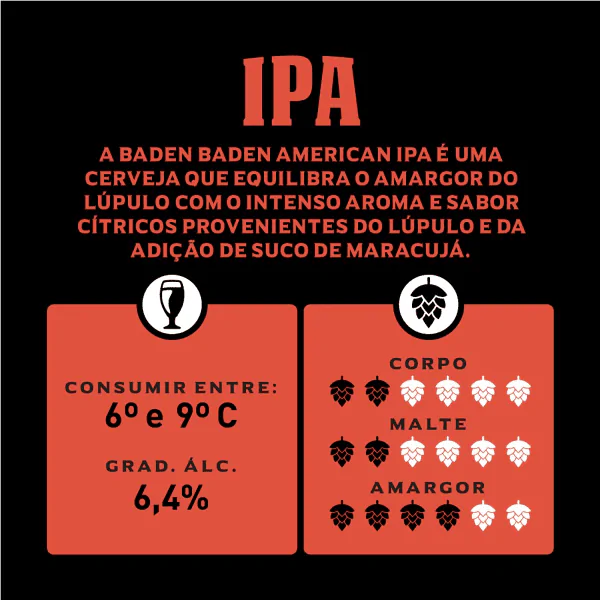 Cerveja Baden Baden IPA - 350ml - Imagem 2