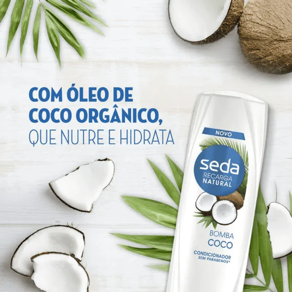 Condicionador Seda Óleo de Coco - 325ml - Imagem 4