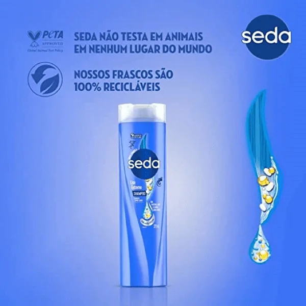 Shampoo Seda Liso Extremo - 325ml - Imagem 2